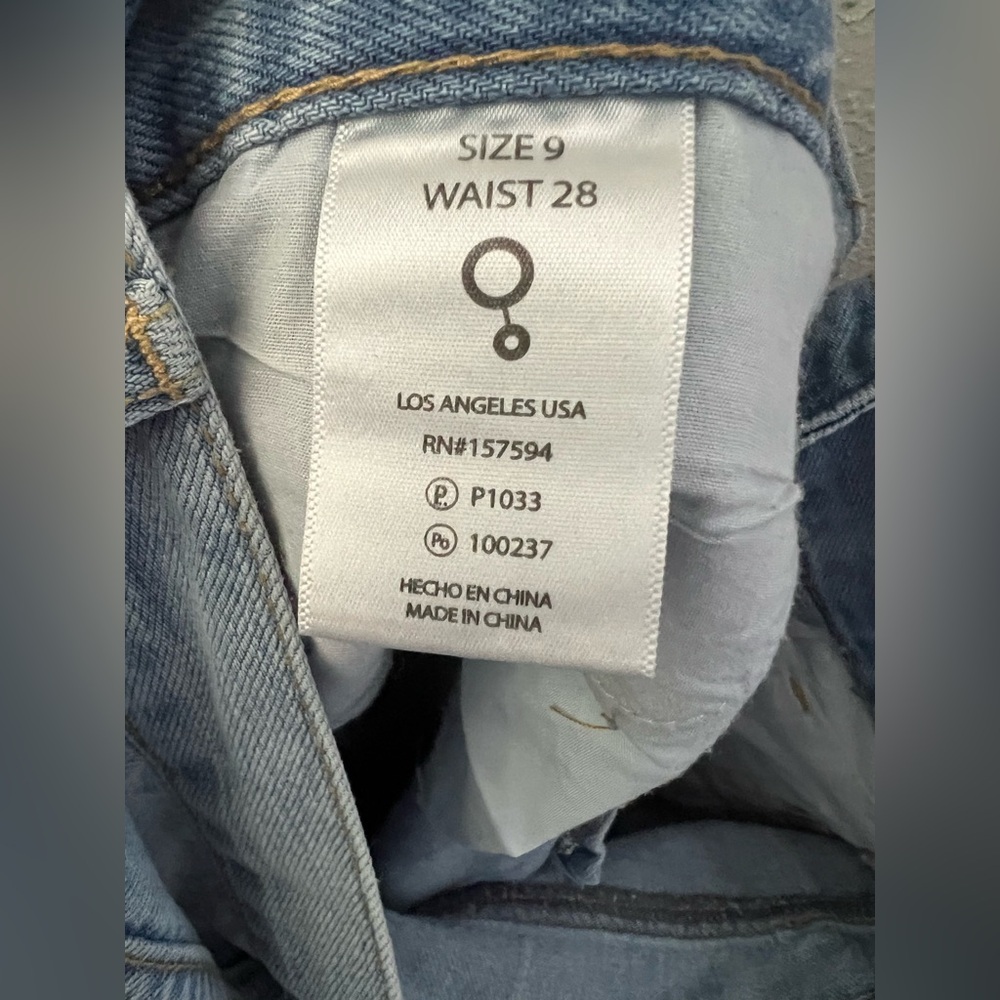 Insane Gene Women's High Rise Premium Girlfriend Jeans Size 9/28 New - Picture 12 of 13